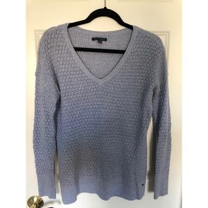 Light Blue American Eagle Knit Sweater